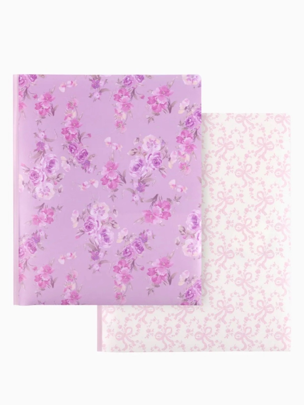 🎀LoveShackFancy │ Yoobi Happy Thoughts & Coquette Bow 2 Pack Folders🎀